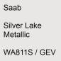 Preview: Saab, Silver Lake Metallic, WA811S / GEV.